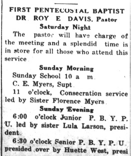 Church Advertisement